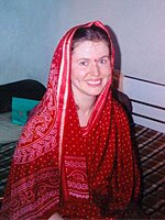 я в красном сари